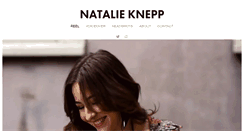 Desktop Screenshot of natalieknepp.com